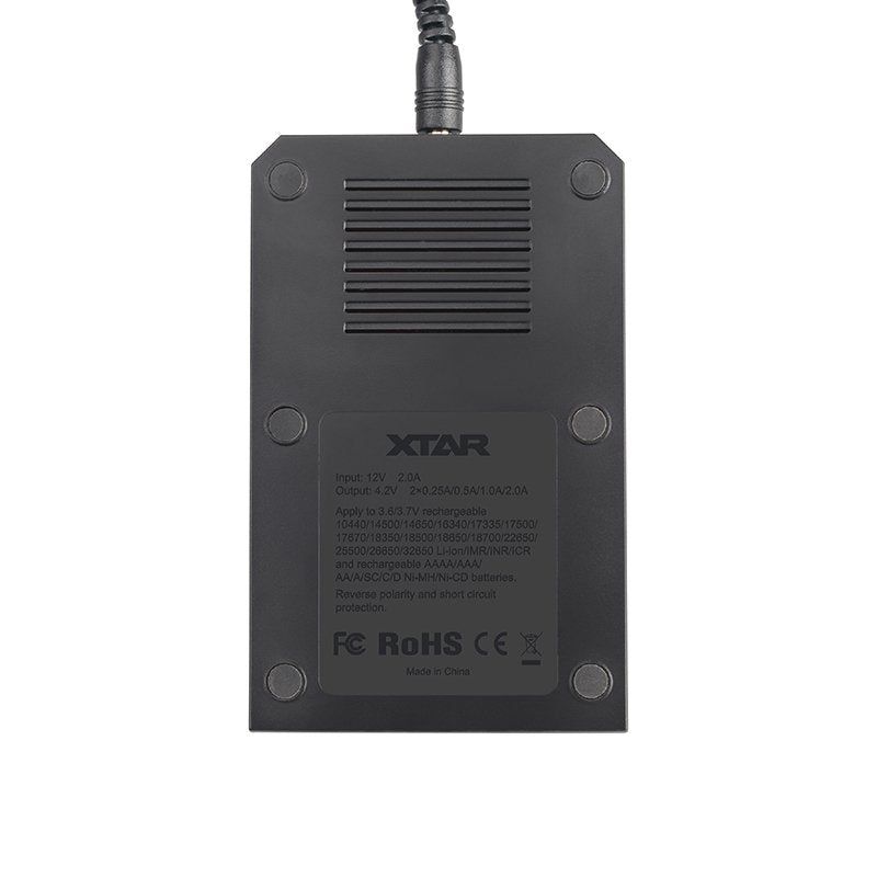 Xtar Cargador Carga Rapida Baterias Ion-Litio/Ni-M