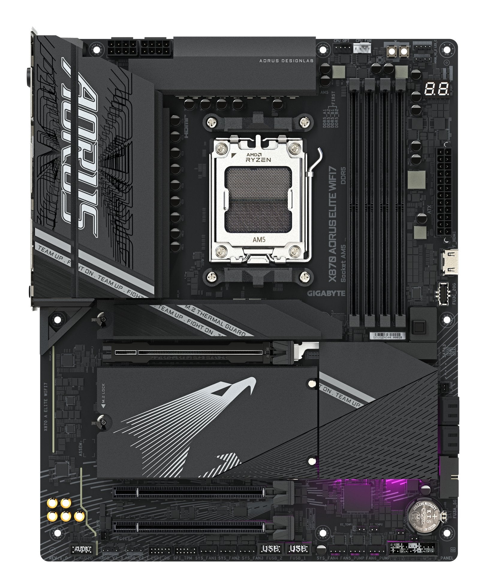 EAN 4719331864811 - GIGABYTE X870 AORUS ELITE WIFI7 AMD X870 Zócalo AM5 ATX imagen 2