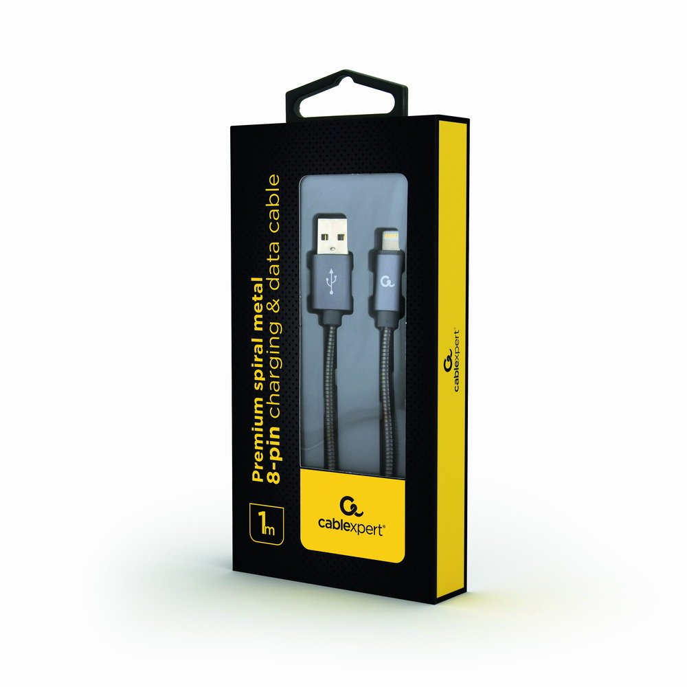 EAN 8716309106245 - Cablexpert CC-USB2S-AMLM-1M-BG cable de conector Lightning 8 m Gris imagen 2