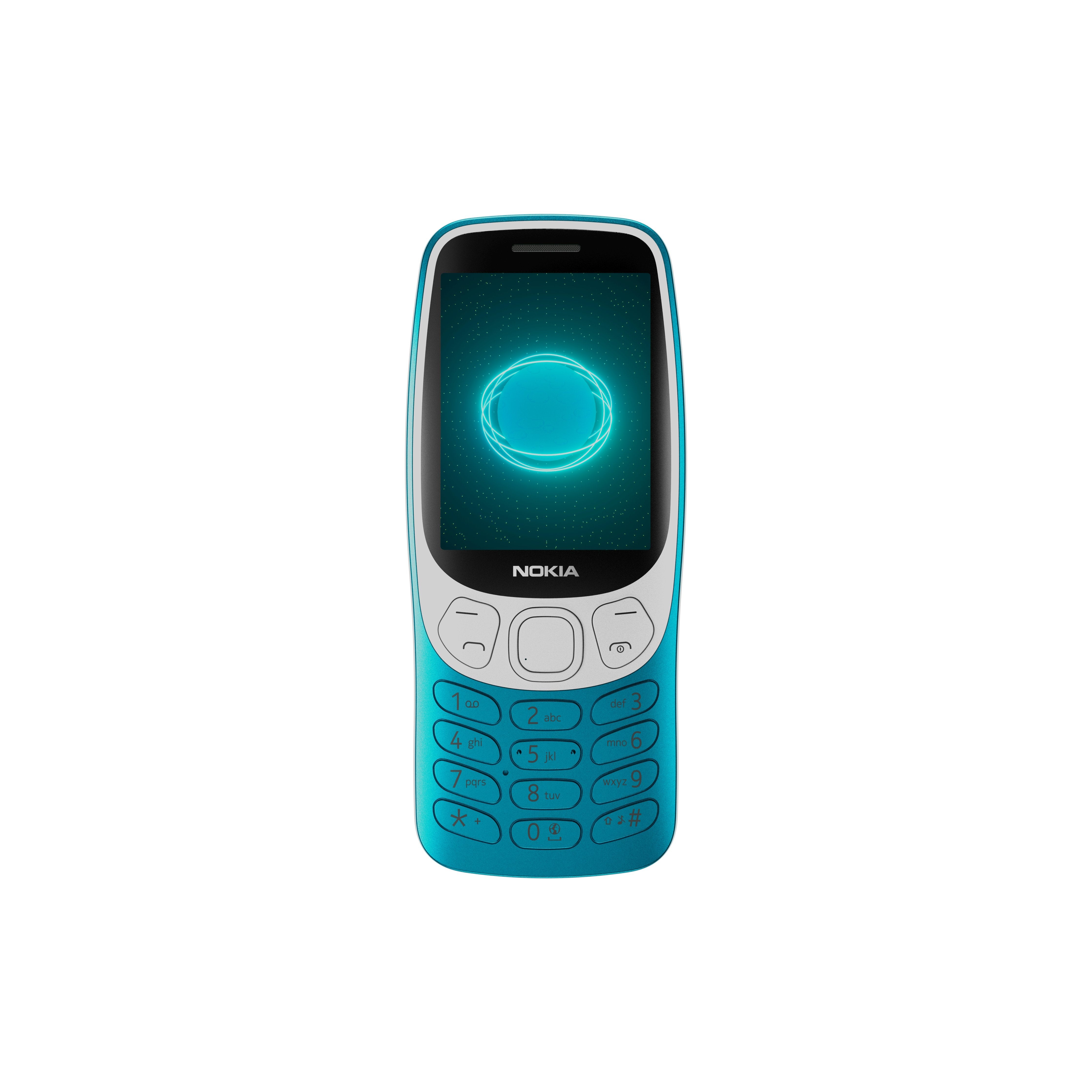 Nokia 3210 4g (2024) (Ta-1618) (Scuba Blue) 2.4 Tft 240x320 1.0ghz 128mb 64mb Ram Microsdhc Bt,4g