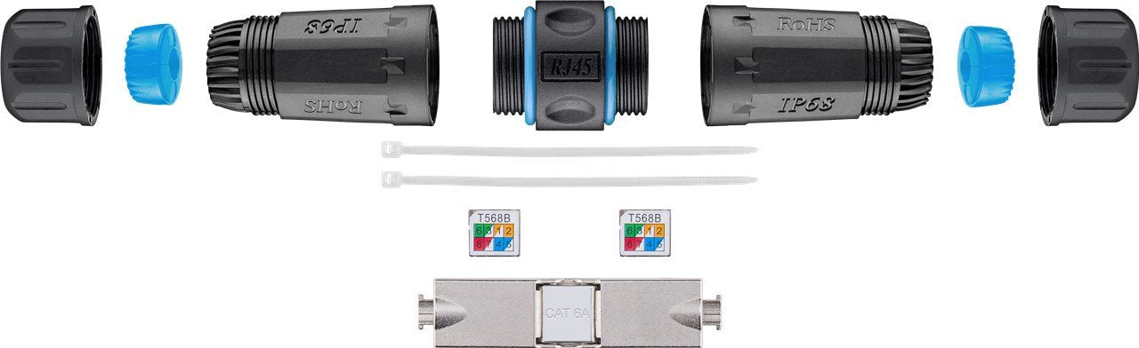 Conector Goobay Para Cable De Red Cat.6a Stp Sin Herramientas 44414