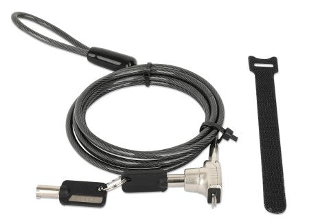 Cable Manhattan 440486 Antirrobo Negro, Translúcido 1,8 M