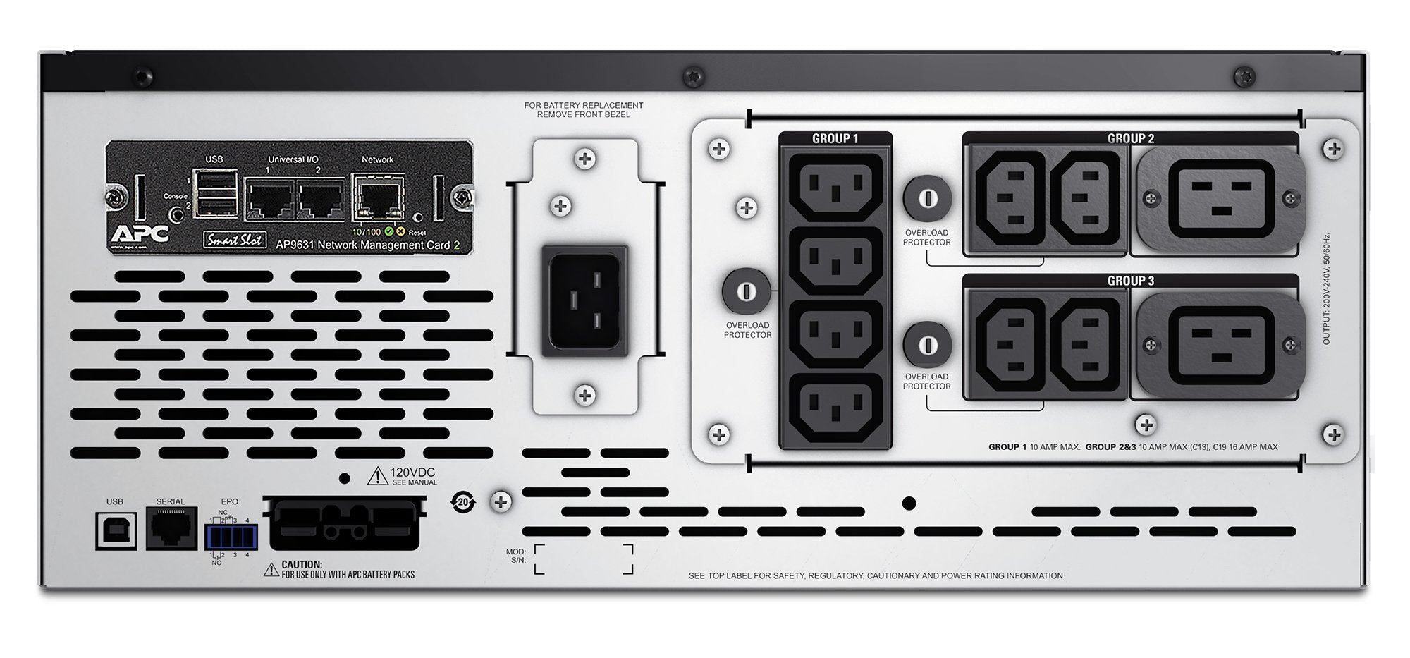 EAN 0731304292623 - APC Smart-UPS sistema de alimentación ininterrumpida (UPS) Línea interactiva 3 kVA 2700 W 10 salidas AC imagen 3