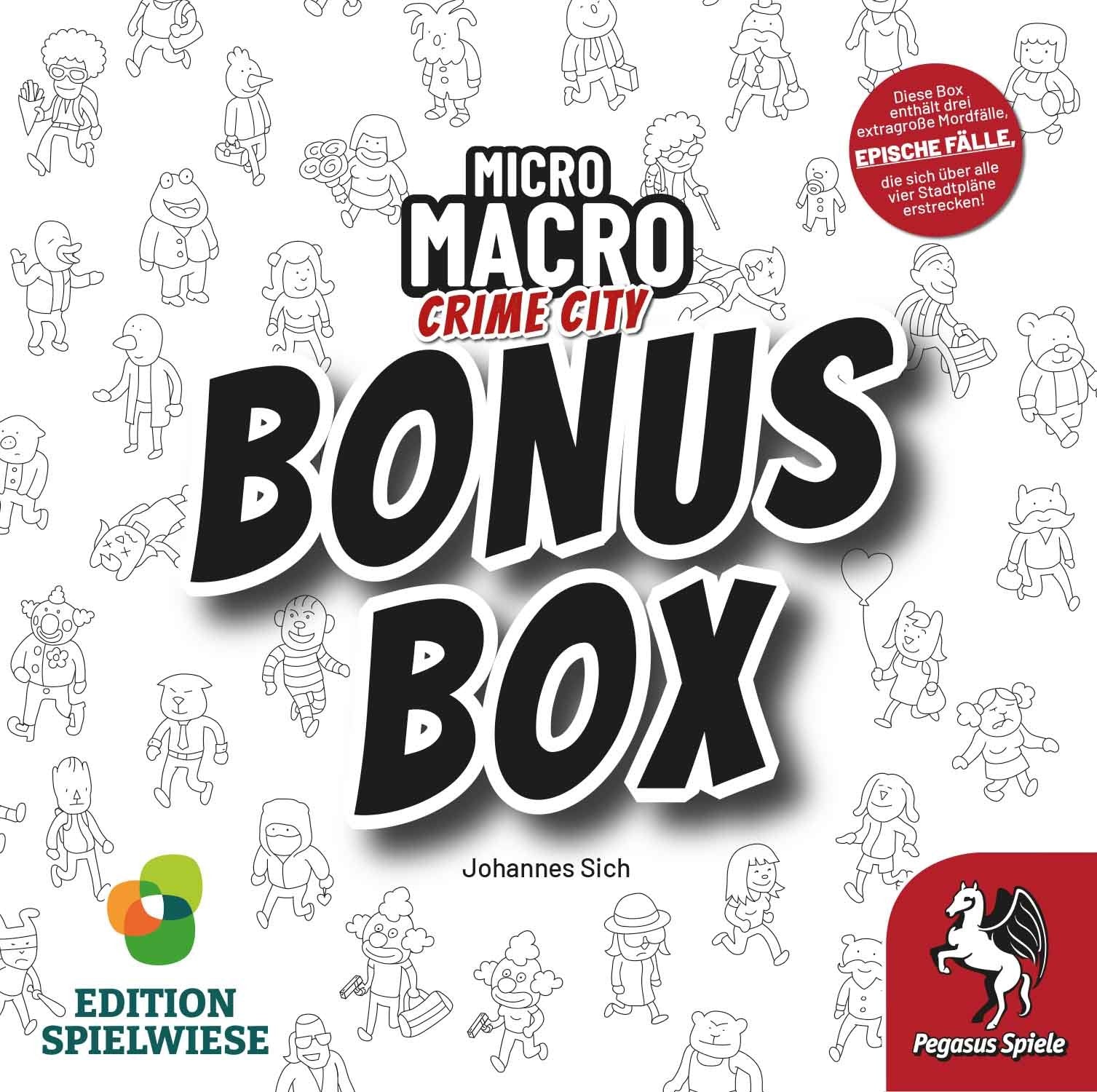 Pegasus Micromacro: Crime City - Bonus Box, Extensión Del Juego De Mesa 59065g