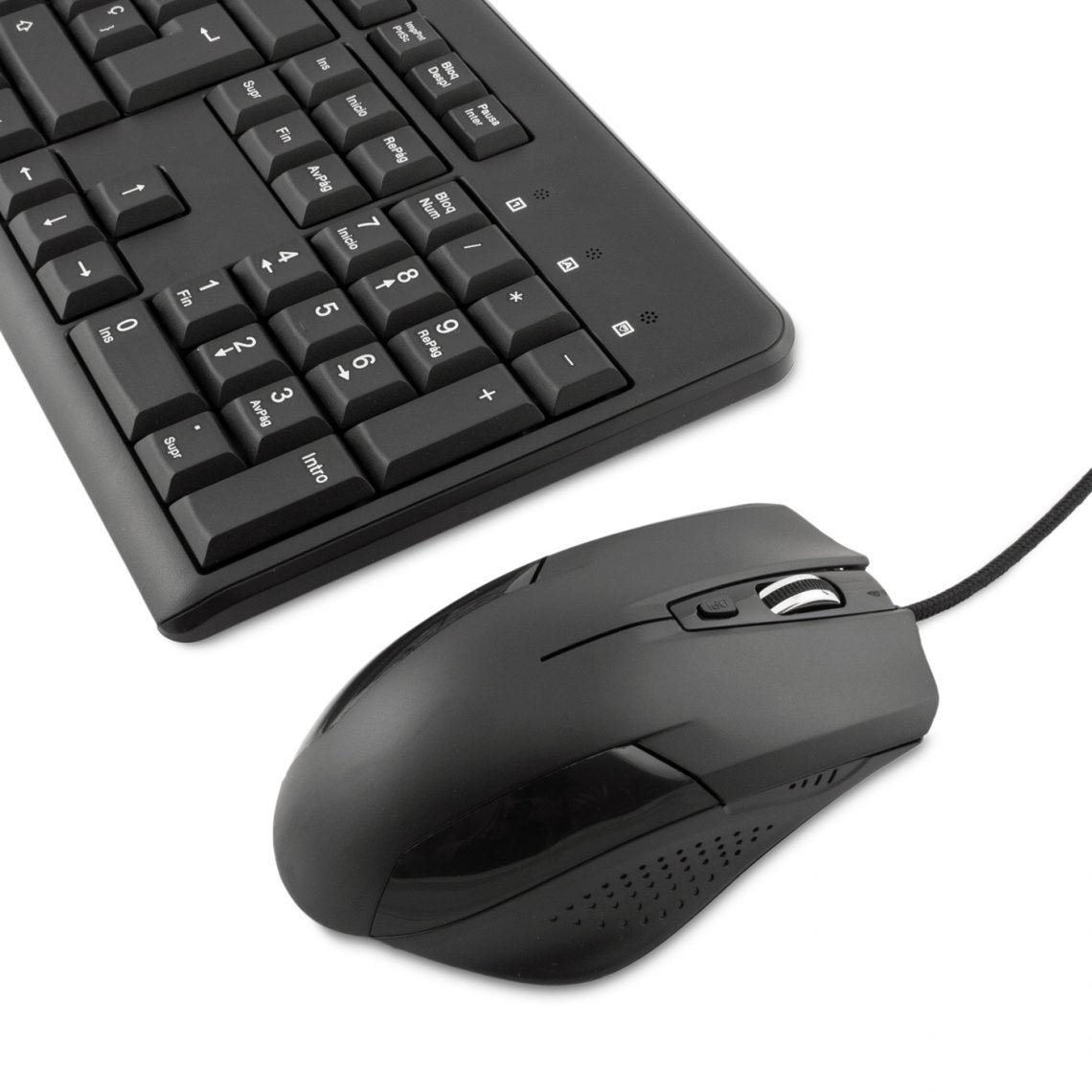 Teclado Español + Ratón Coolbox Usb Negro Coo Ktr 01u