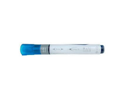Nobo Caja De 10 Rotuladores Para Pizarra Blanca - Punta Redonda 3mm - Tinta Liquida - Nivel De Tinta - Color Azul