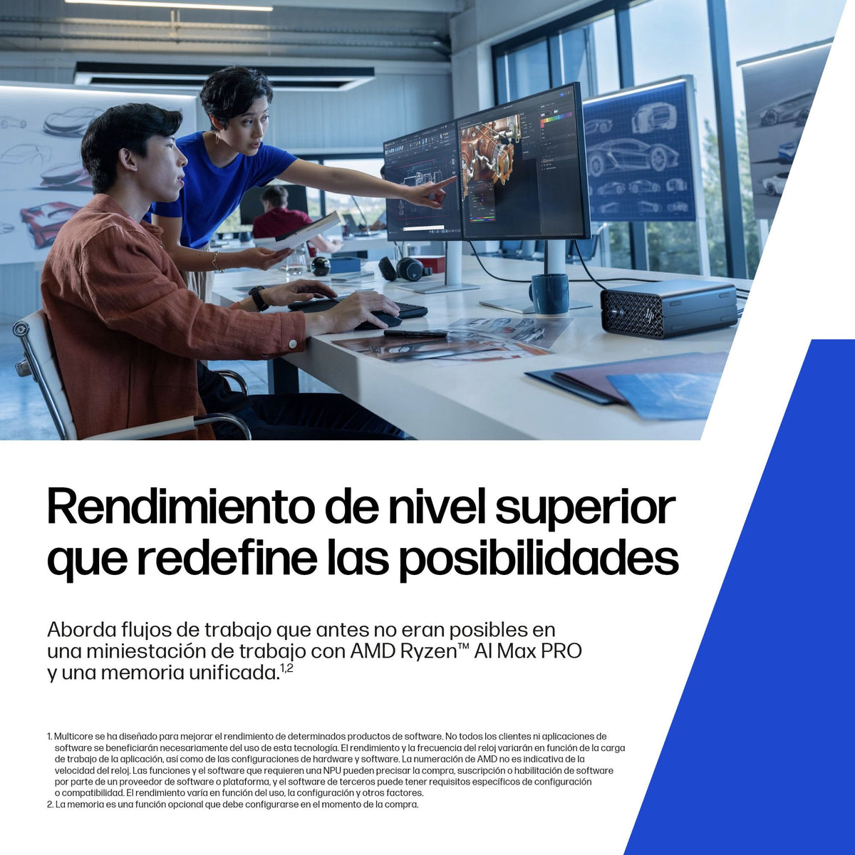 Hp Z2 G1a Copilot+ Pc Ai Pc Ai Workstation Mini 4u 1 X Ryzen Ai Max Pro 390 / Hasta 5 Ghz Ram 32 Gb Ssd 1 Tb Nvme Radeon 8050s Gigabit Ethernet 2.5 Gigabit Ethernet Ieee 802.11ax (Wi-Fi 6) Bluetooth 5.4 Ieee 802.11be (Wi-Fi 7) Win