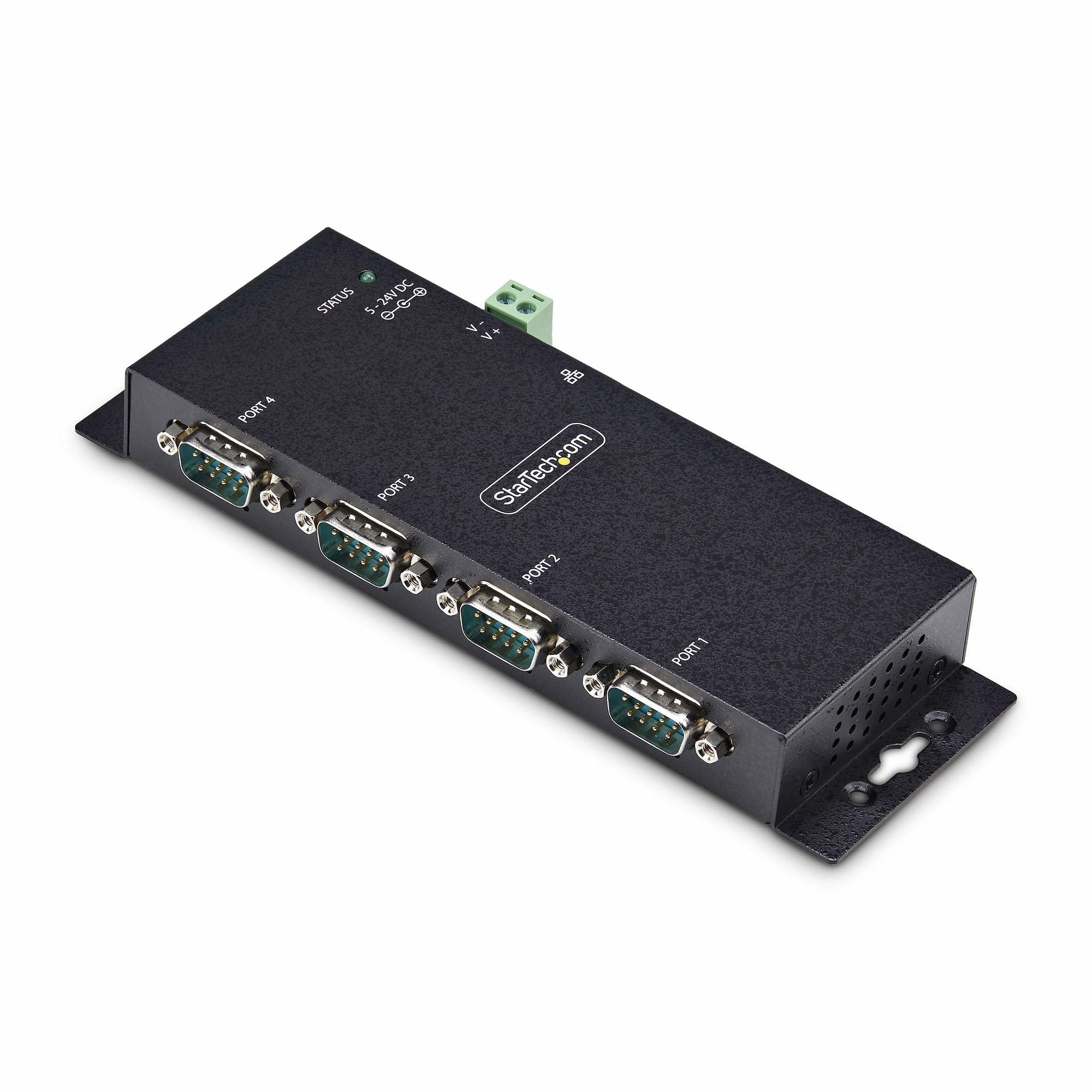 EAN 65030906012 - StarTech.com I43-SERIAL-ETHERNET convertidor, repetidor y aislador en serie RS-232 RJ-45 Negro imagen 1