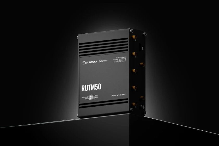Router Inalámbrico Teltonika Rutm50 Gigabit Ethernet Doble Banda (2,4 Ghz / 5 Ghz) 5g Negro