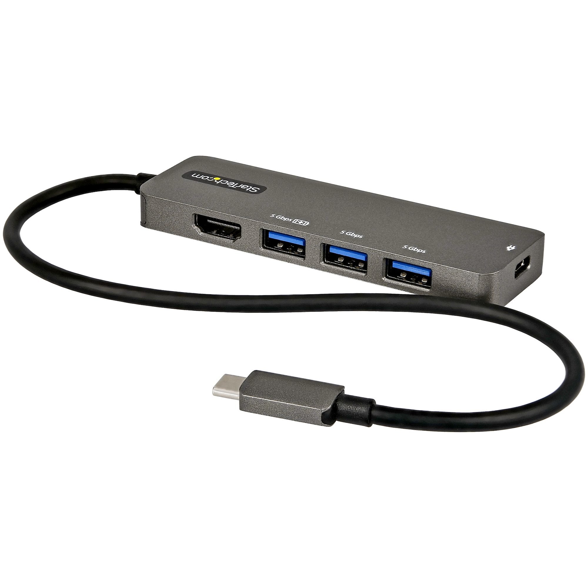 Startech.Com Adaptador Multipuertos Usb-C Dp 1.4 - Hdmi - 4x Usb