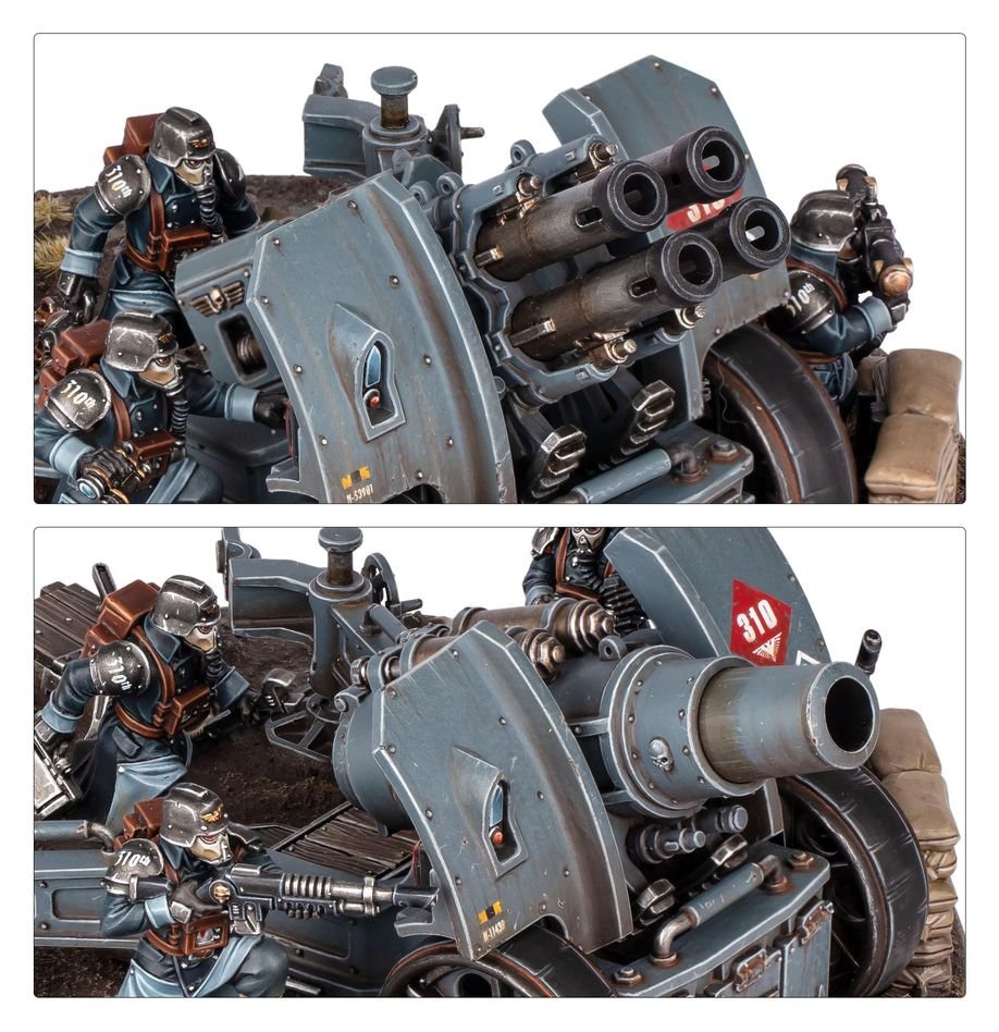 Warhammer 40k - Astra Militarum Equipe D'Artillerie De Krieg
