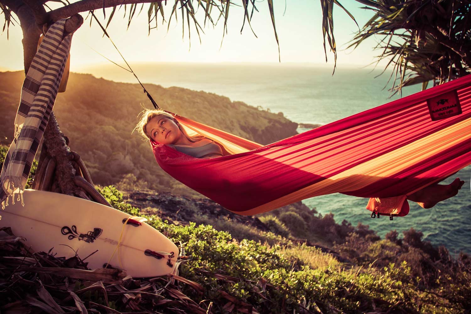 EAN 4030454006309 - AMAZONAS Adventure Hammock Hamaca colgante 1 personas(s) Nylon, Antidesgarros Naranja, Rojo imagen 7