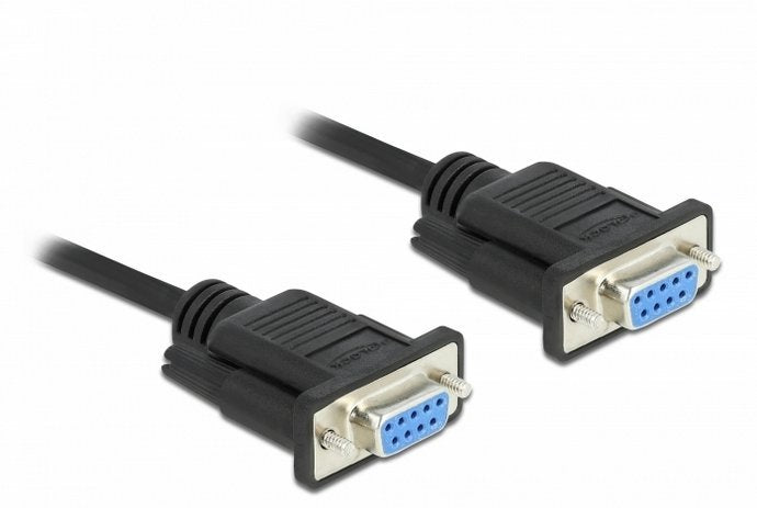 Delock Seriell Cable Rs-232 Sub-D9 Hembra A Hembra Nullmodem 2 M