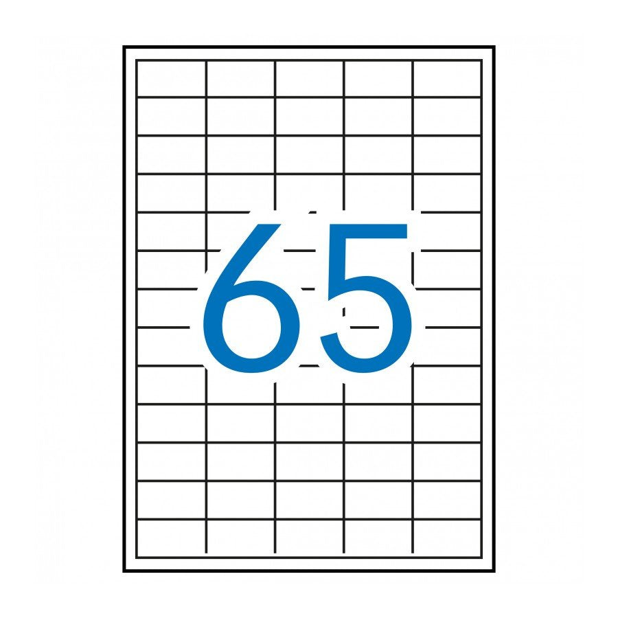 EAN 8410782030522 - APLI 03052 etiqueta autoadhesiva Plaza Desmontable Blanco 100 pieza(s) imagen 1