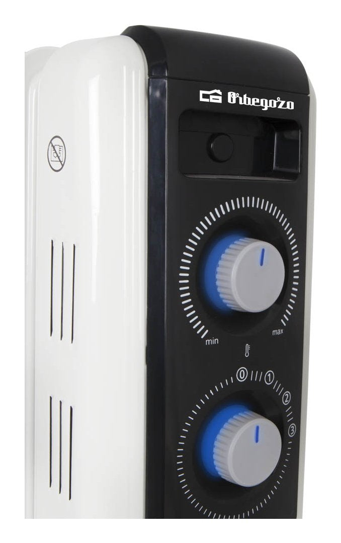 EAN 8436044537028 - Orbegozo RF 2500 Interior Negro, Blanco 2500 W Radiador de aceite eléctrico imagen 3