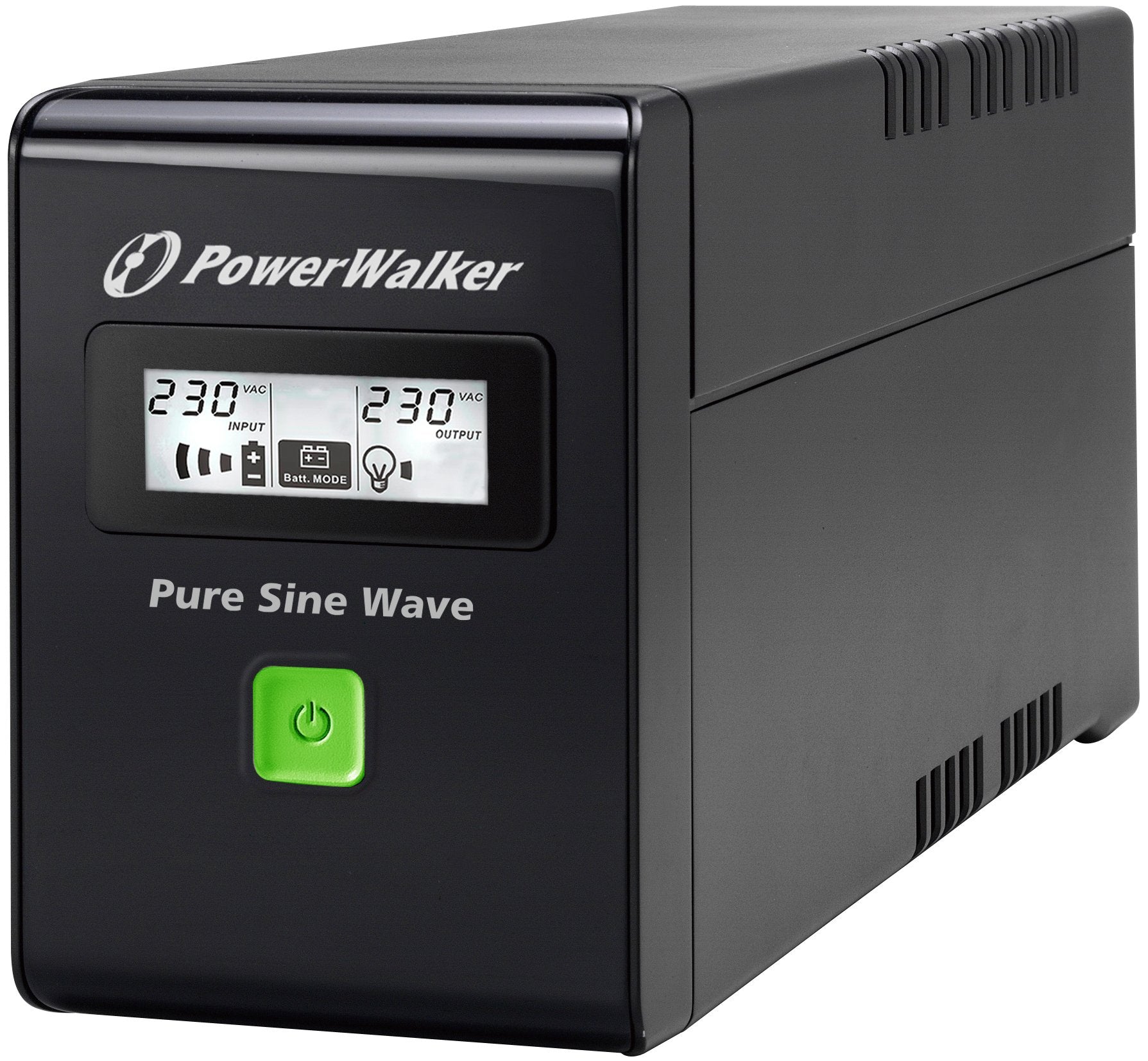 Bluewalker Vi 600 Sw Línea Interactiva 0,6 Kva 360 W 2 Salidas Ac, Ups Negro, Línea Interactiva, 0,6 Kva, 360 W, 162 V, 290 V, 220 V