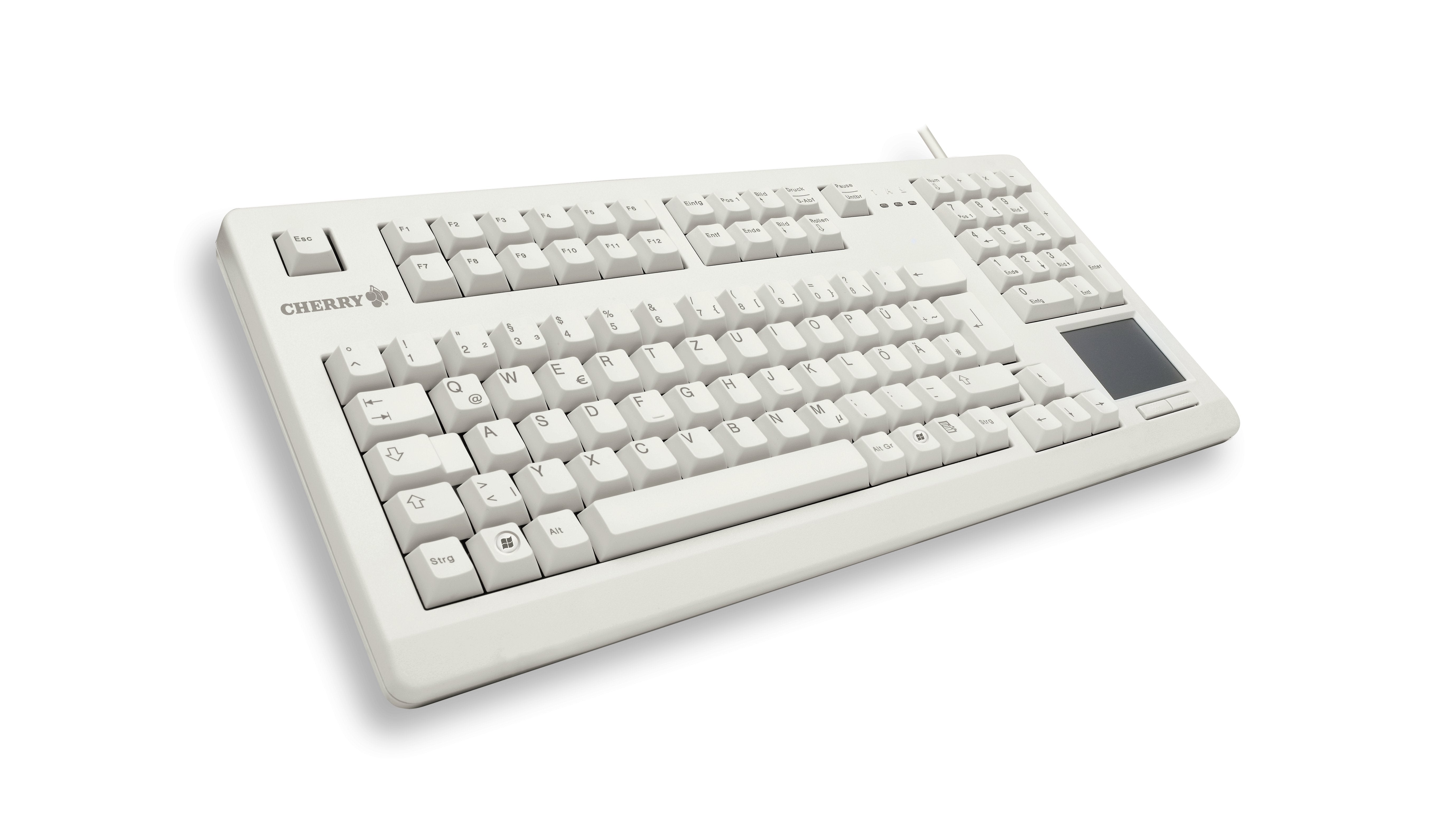 Cherry Touchboard G80-1190 Teclado Usb Qwertz Alemán Gris