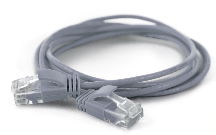 Wantecwire Utp, Cable Extra Fino Cat6a, D = 2,8 Mm, Gris, Longitud 0,10 M