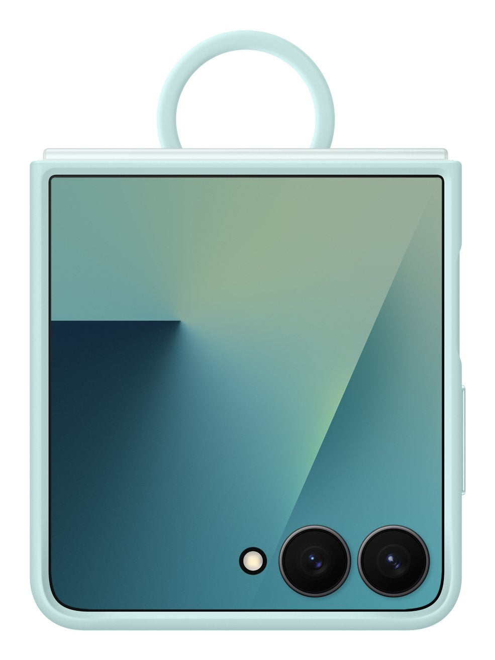 Samsung Ring Case (Silicone) Fr Galaxy Flip7 Light Cyan