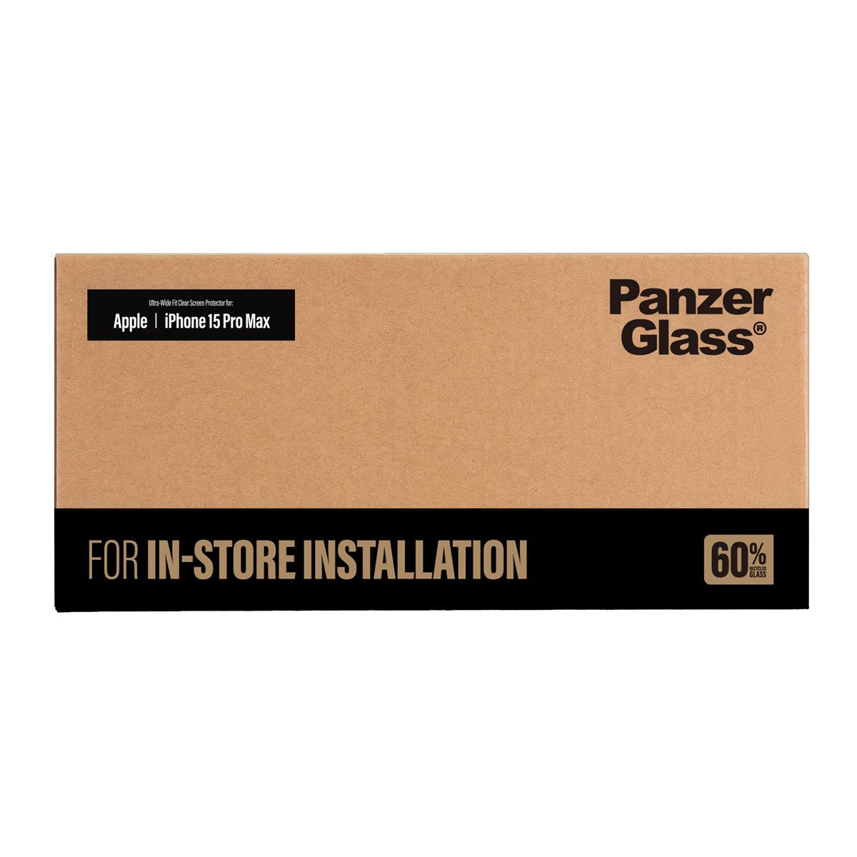 Panzerglass Protector De Pantalla Apple Iphone 15 Pro Max Ultra-Wide Fit Para Fastfit Installationsmaschine 10 Pcs, Apple - Iphone 15 Pro Max, Seco Aplicación, Resistente A Arañazos, Resistente A Golpes,