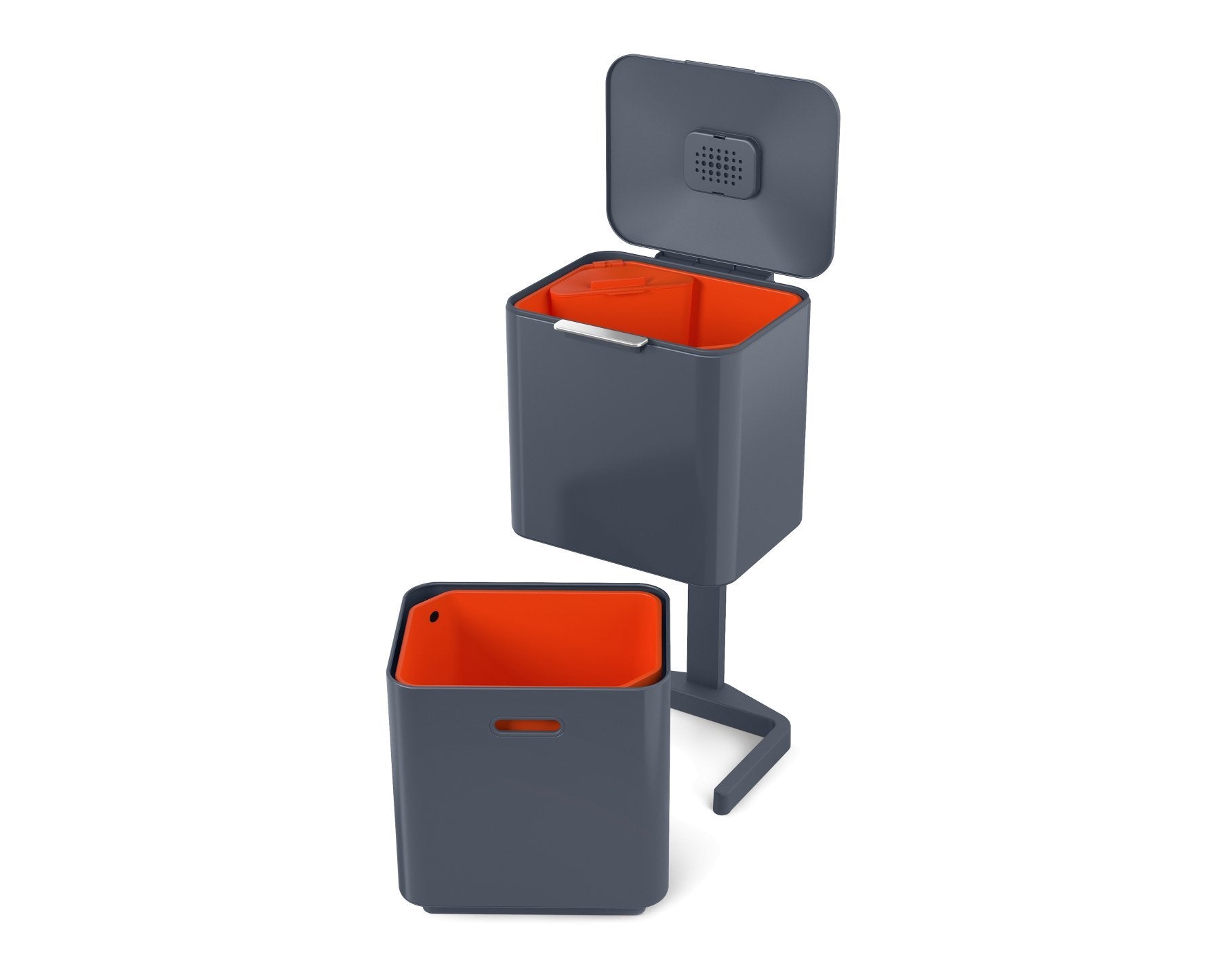 Joseph Joseph Waste Bin Totem 60 L Grey