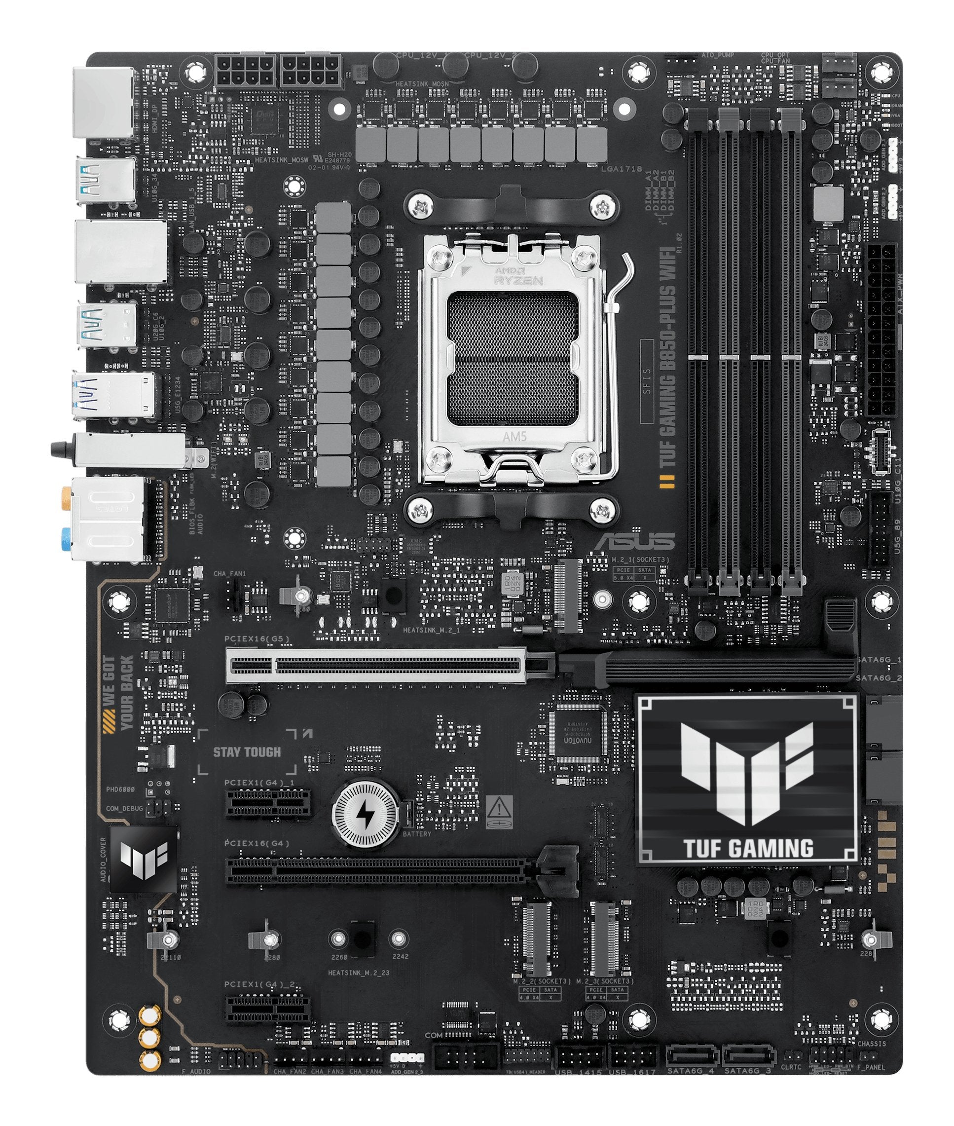 EAN 4711387781609 - ASUS TUF GAMING B850-PLUS WIFI AMD B850 Zócalo AM5 ATX imagen 3