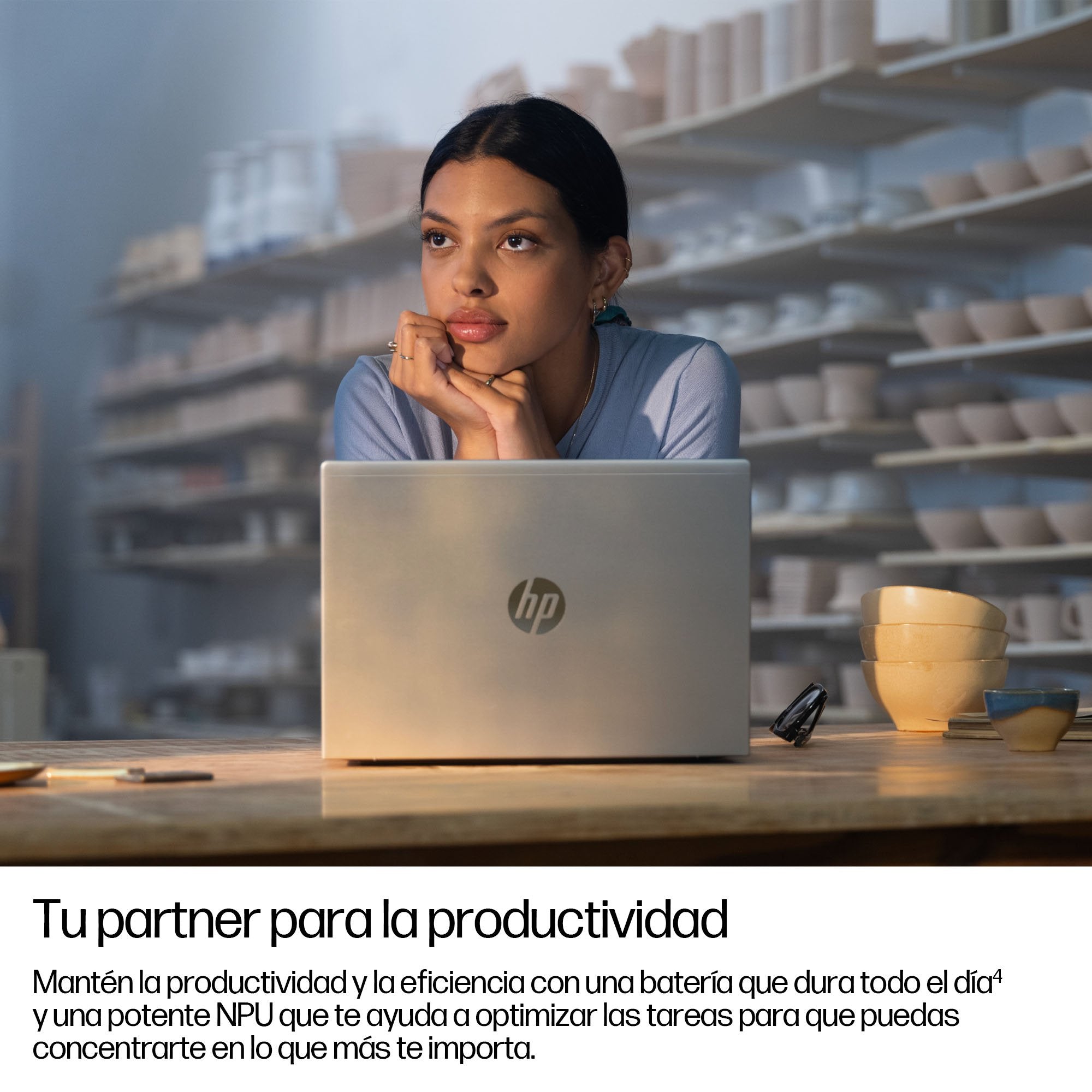 EAN 0199764324740 - HP ProBook 4 G1q Notebook Next Gen AI Wolf Pro Security Edition Copilot+ PC Snapdragon X1-26-100 Portátil imagen 8