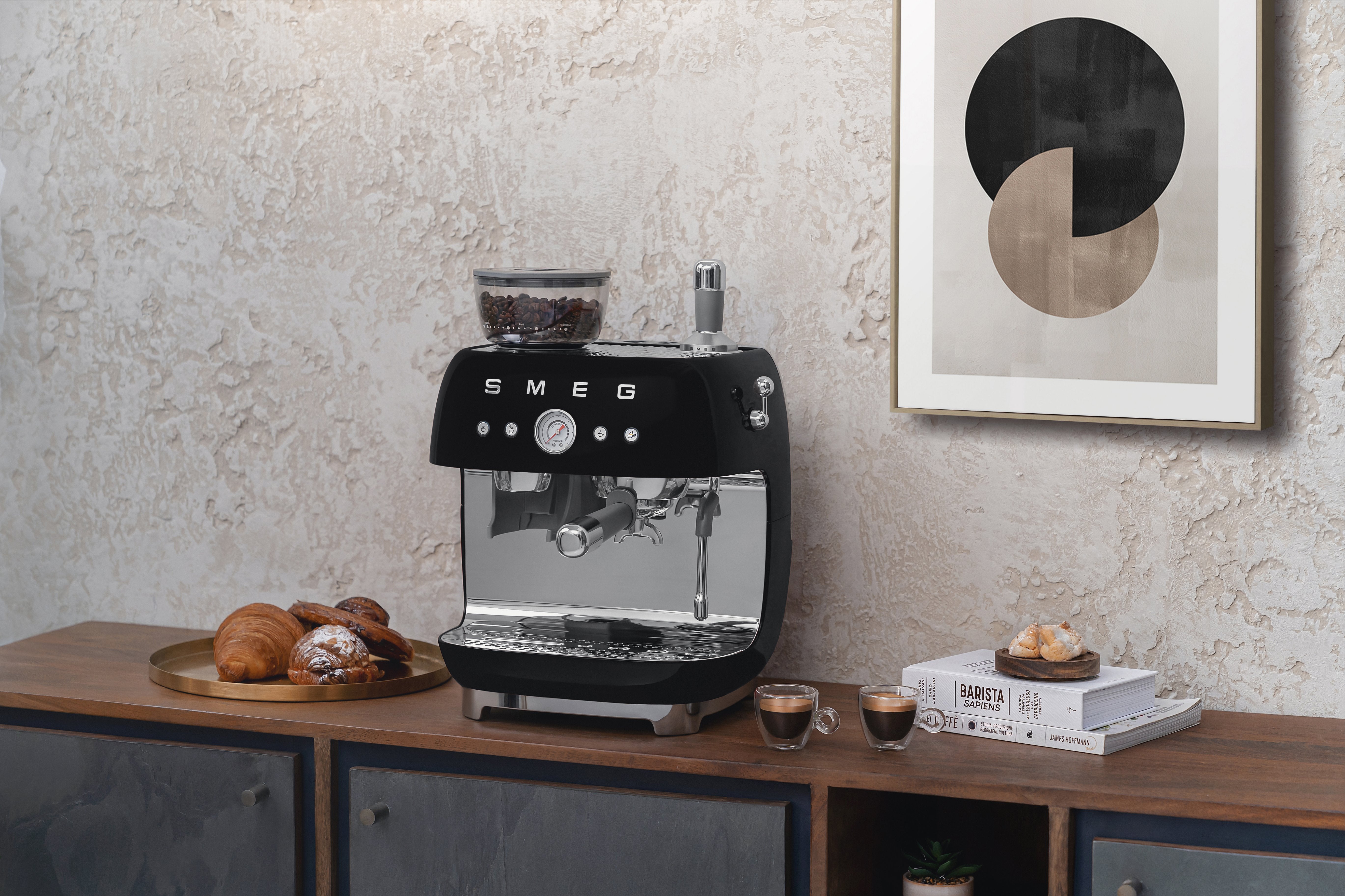 EAN 8017709329846 - Smeg EGF03BLEU cafetera eléctrica Manual Máquina espresso 2,4 L imagen 15