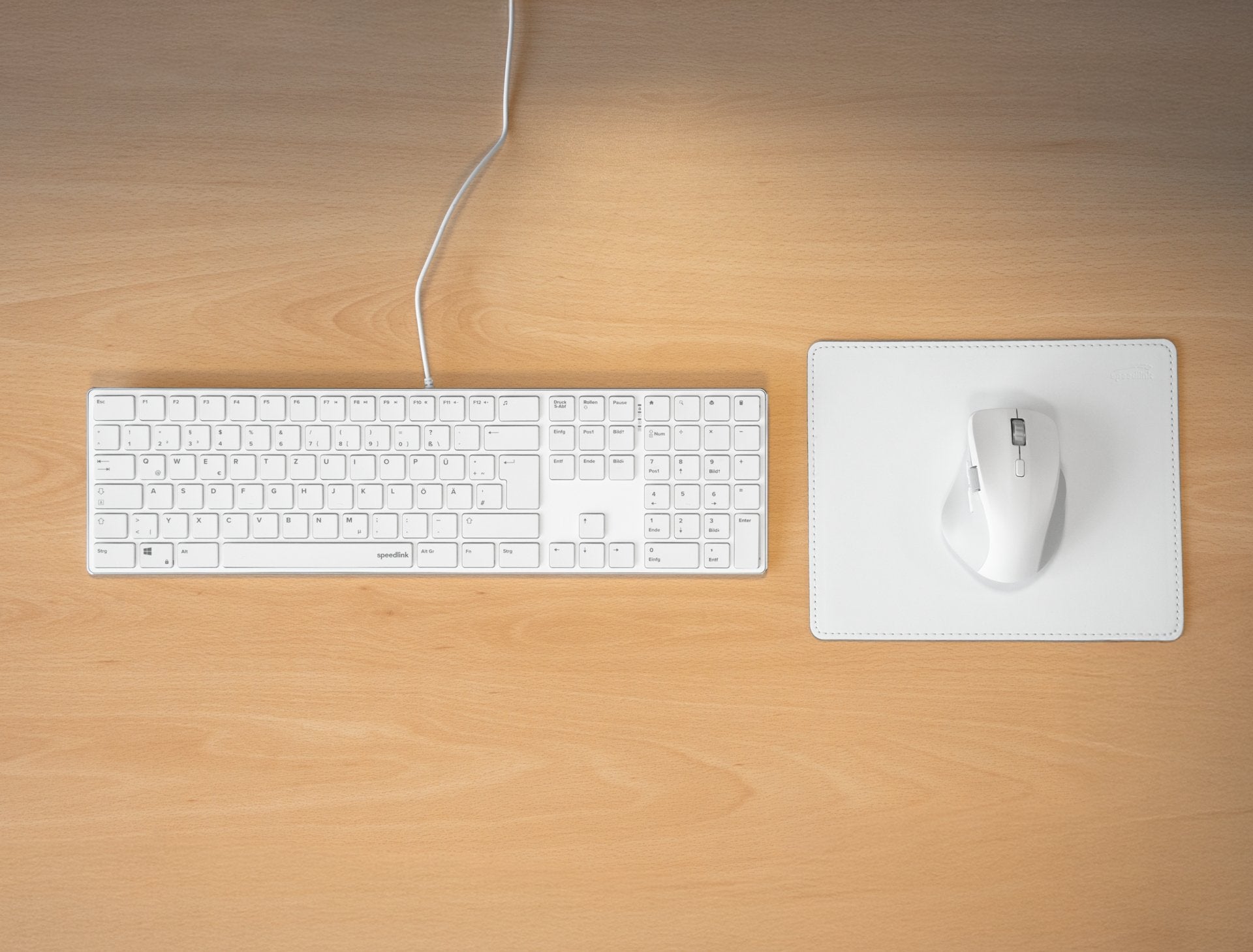 EAN 4027301255379 - SPEEDLINK SL-640010 teclado Oficina USB Alemán Blanco imagen 6