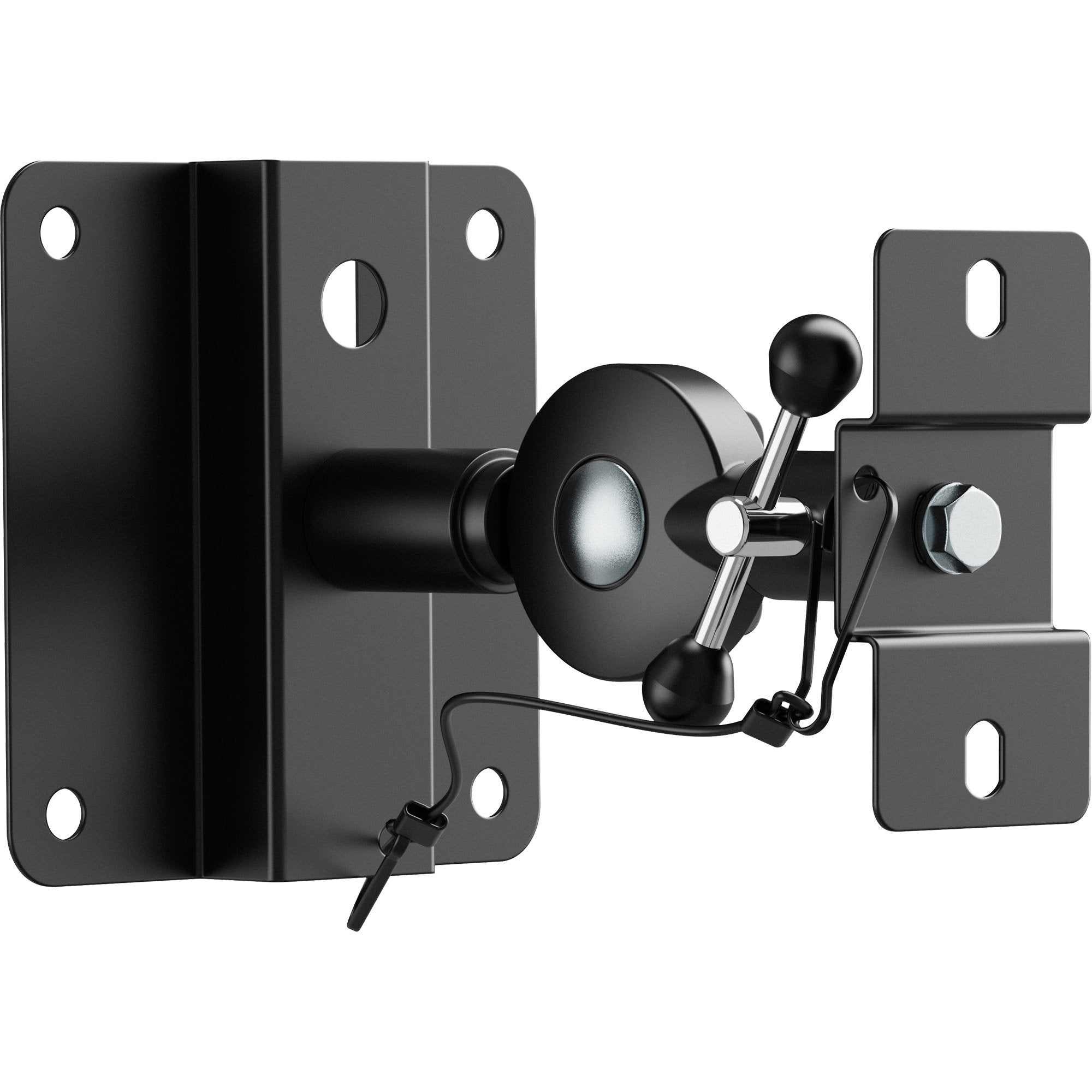 Juego De 2 Soportes De Pared Para Altavoces Inline, Negro