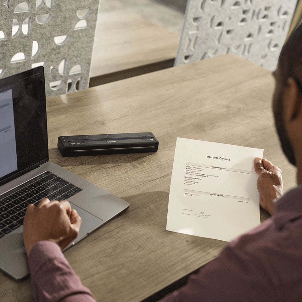 Impresora Brother Termica Portátil Pj823 A4 13.5ppm Usb Tipo C