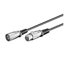 Microconnect Xlrmf3 Cable Para Video, Teclado Y Ratón (Kvm) Negro 3 M