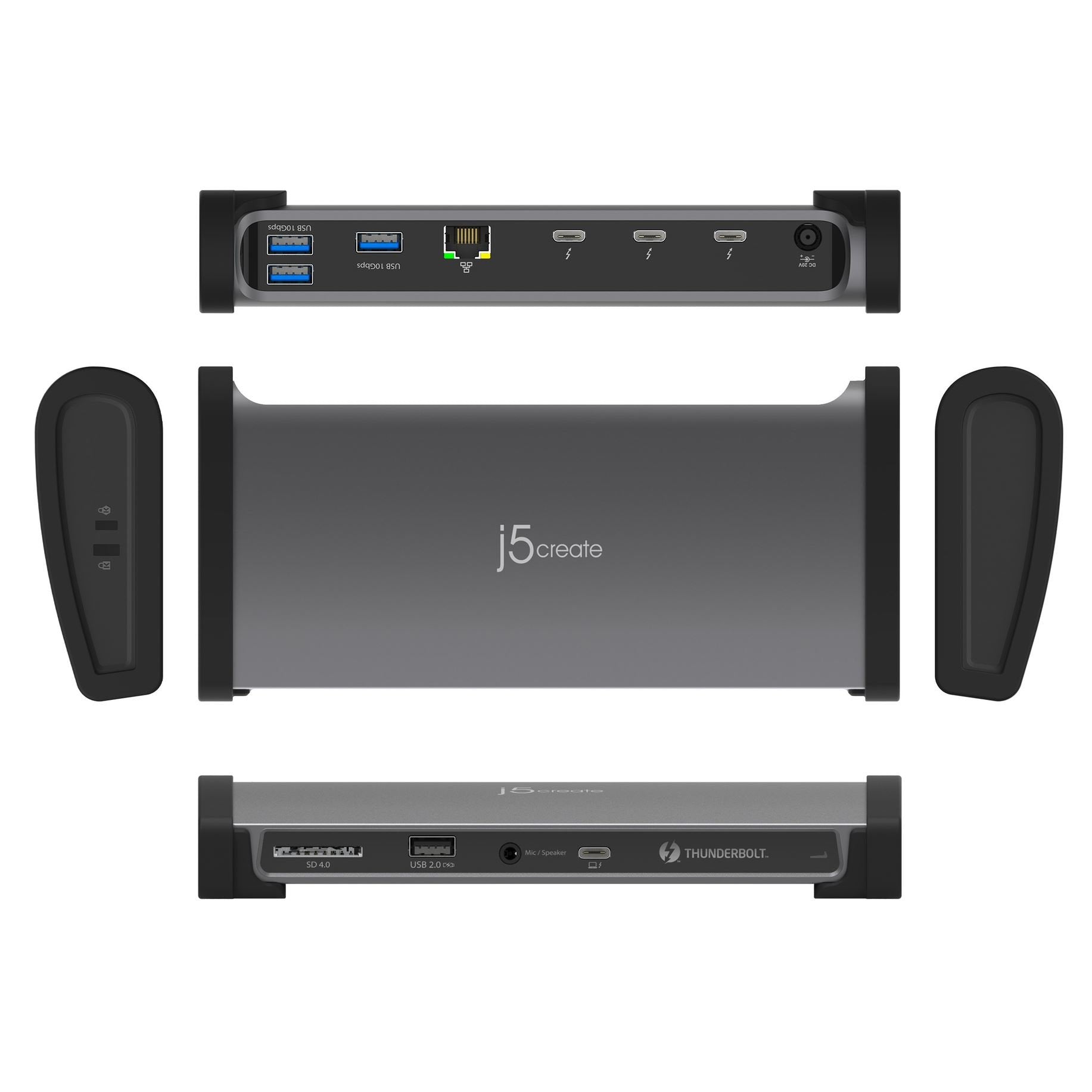 J5create Jtd562-En - Estación De Acoplamiento 8k Thunderbolt 4 - Ue