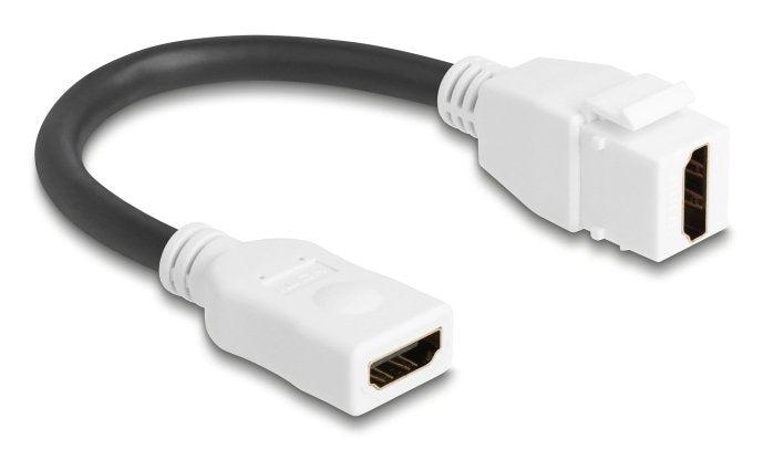 Keystone Modul Cable Hdmi Buchse Zu Buchse 8k 60 Hz 20 Cm Weiss