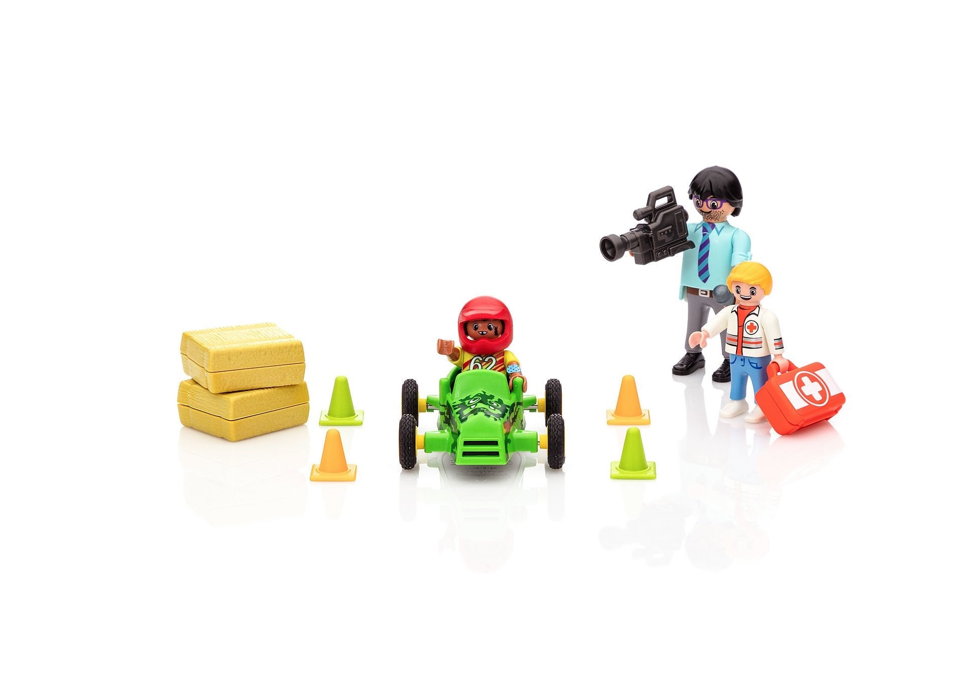 Playmobil 70919 Duck On Call Accion Ambulancia Ayuda Al Piloto De Carreras