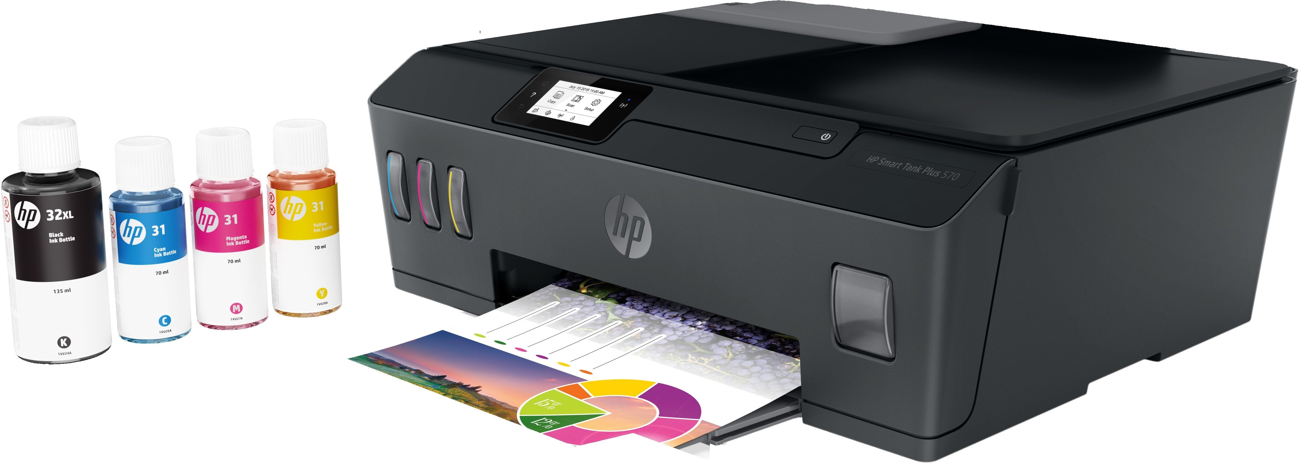 EAN 0193424413348 - HP Smart Tank Plus 570 Wireless All-in-One Inyección de tinta térmica A4 4800 x 1200 DPI 11 ppm Wifi imagen 7