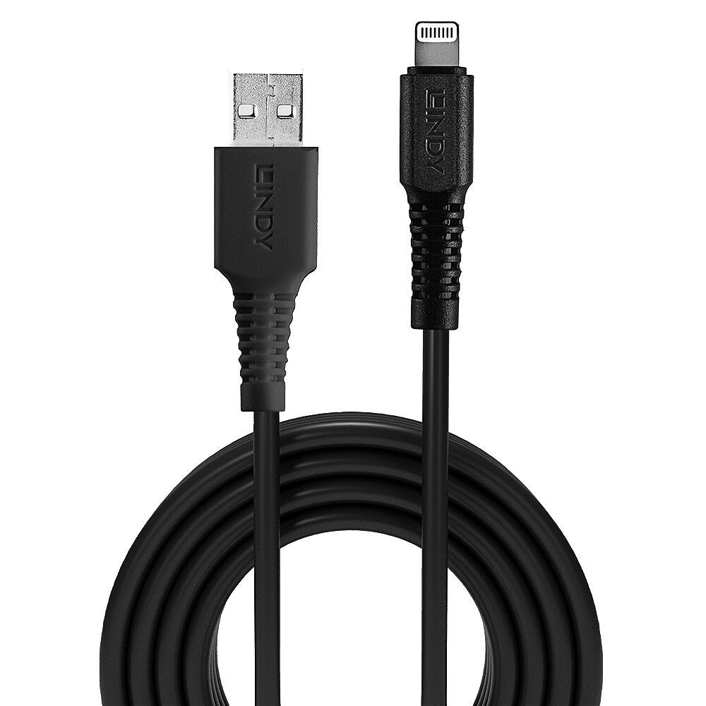 EAN 4002888313193 - Lindy 31319 cable de conector Lightning 0,5 m Negro imagen 2