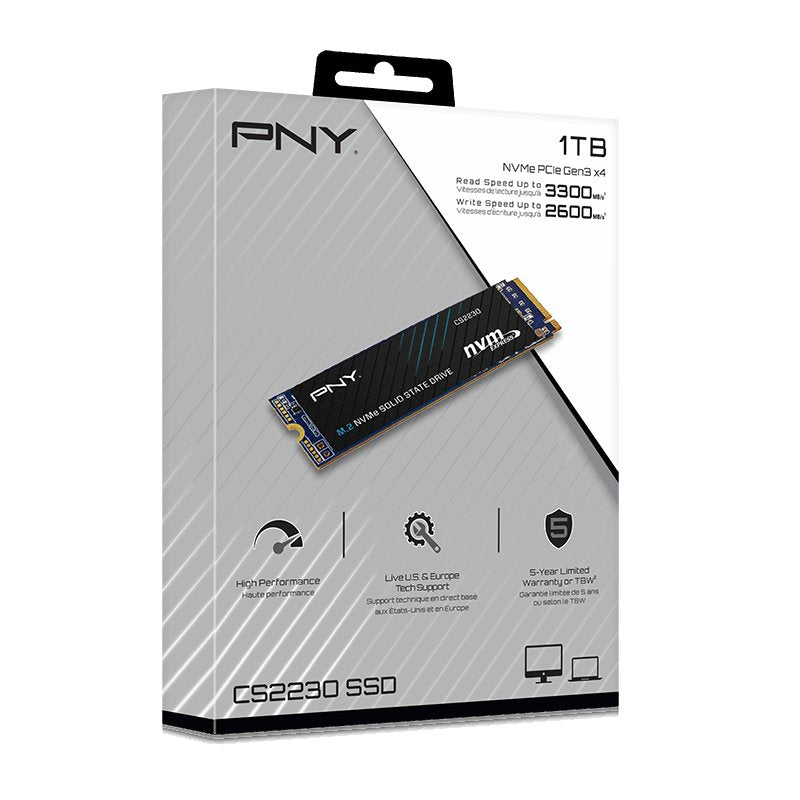 EAN 0751492756271 - PNY CS2230 1 TB M.2 PCI Express 3.0 NVMe 3D NAND imagen 7
