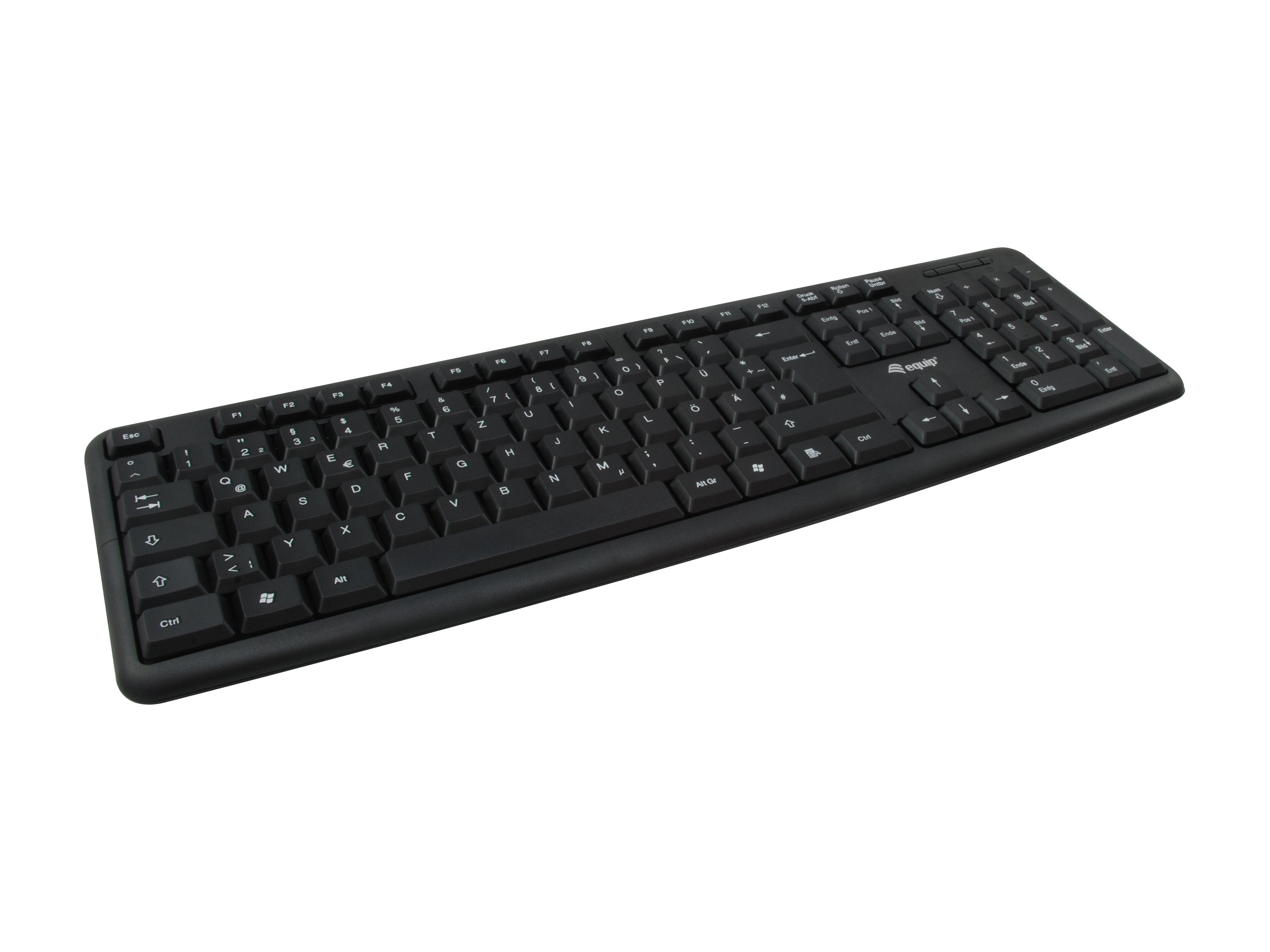 Equip Life Teclado/ Raton-Set Usb Deutsch Negro