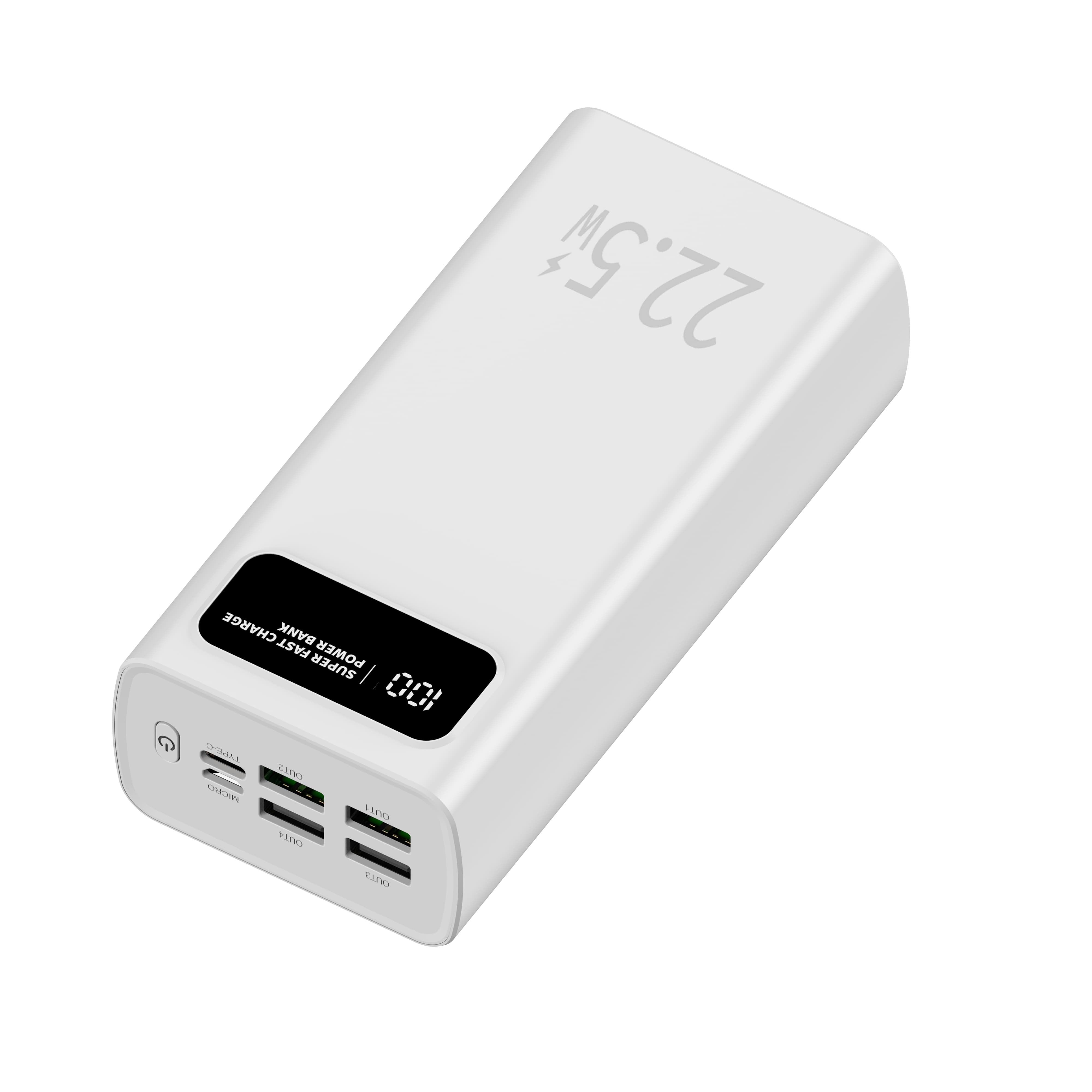 EAN 8436588883353 - Leotec LEPOW30W22W batería externa Polímero de litio 30000 mAh Blanco imagen 5
