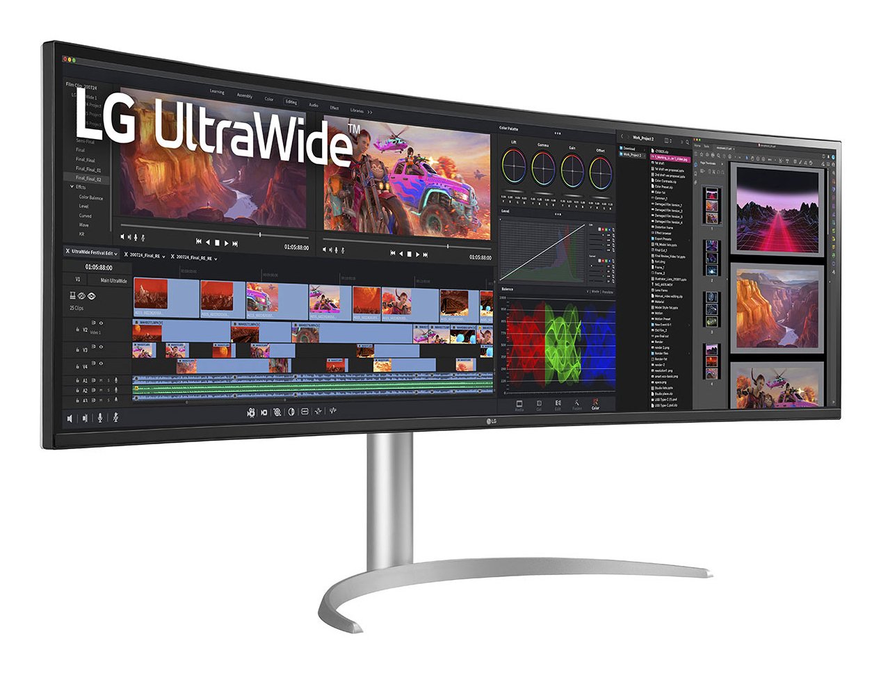 EAN 8806084665737 - LG 49BQ95C-W pantalla para PC 124,5 cm (49") 5120 x 1440 Pixeles UltraWide Dual Quad HD Blanco imagen 3