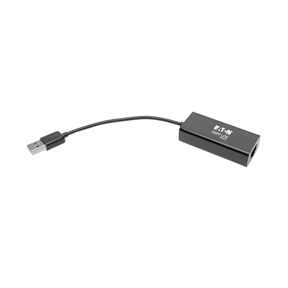 Adaptador Tripp Lite U236-000-R Usb 2.0 Ethernet Nic - 10/100 Mbps, Rj45, Negro