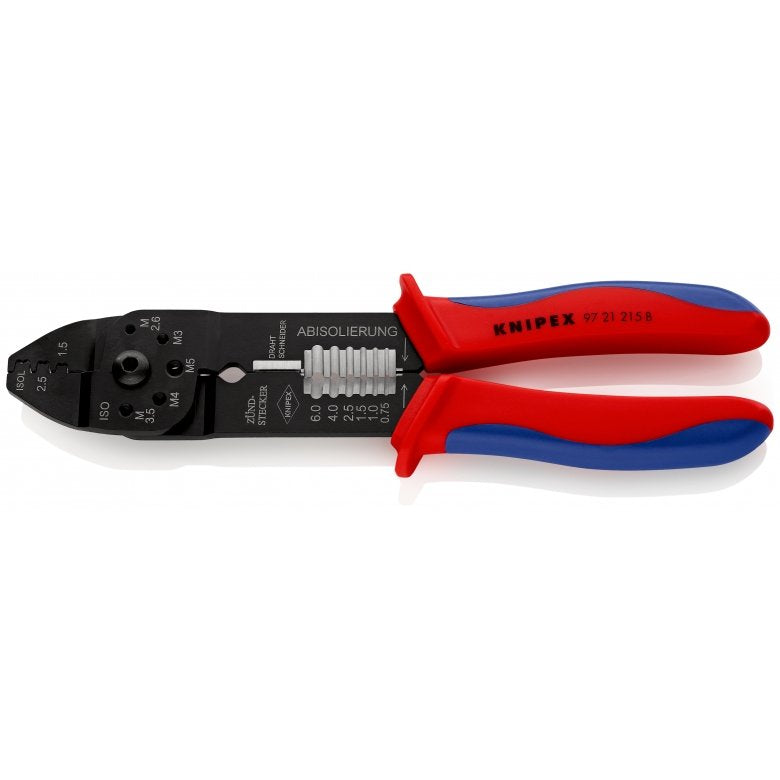 Alicates Para Engarzar Knipex 97 21 215 B Pelar, Engarzar 0,75 - 6 Mm² 9721215b