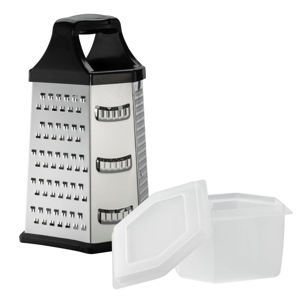 EAN 4260709010250 - Resto Kitchenware 95413 cortador de verduras en espiral o rallador manual Caja ralladora Negro, Acero ino imagen 7