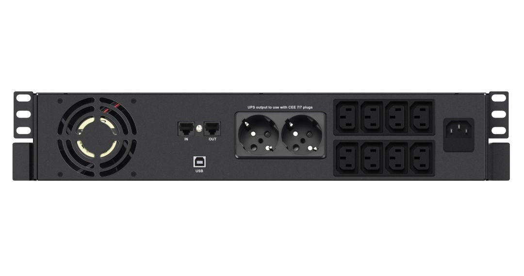 Sai Infosec X4 2000 Rm Plus Sistema De Alimentación Ininterrumpida (Ups) Línea Interactiva 2 Kva 1200 W 10 Salidas Ac