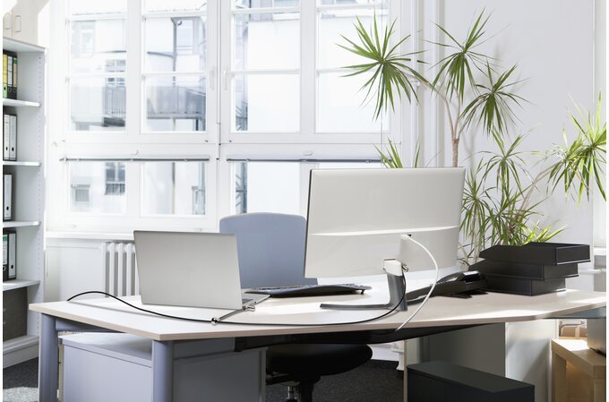 Kensington Candado Con Cable Y Llave 3 En 1 Universal Con Dos Cabezales