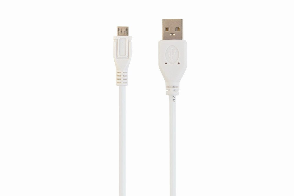 Gembird Cable Usb A Micro Usb M/M 0.5m Blancoâ Ccp-Musb2-Ambm-W-0.5