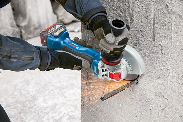 Amoladora Bosch Professional X-Lock Gwx 18v-10 P Professional Sin Batería Ni Cargador, En L-Boxx