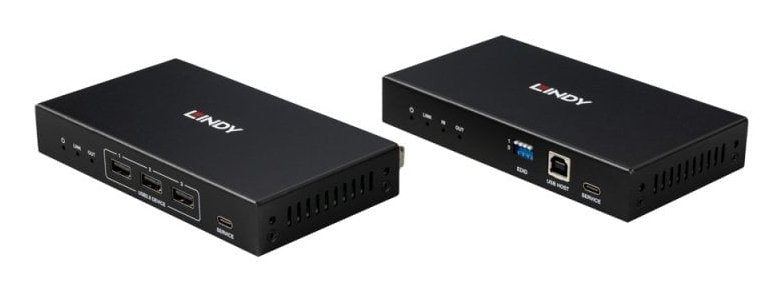 Adap Lindy Extender Hdmi 4k60 Kvm Lwl Lc 5km