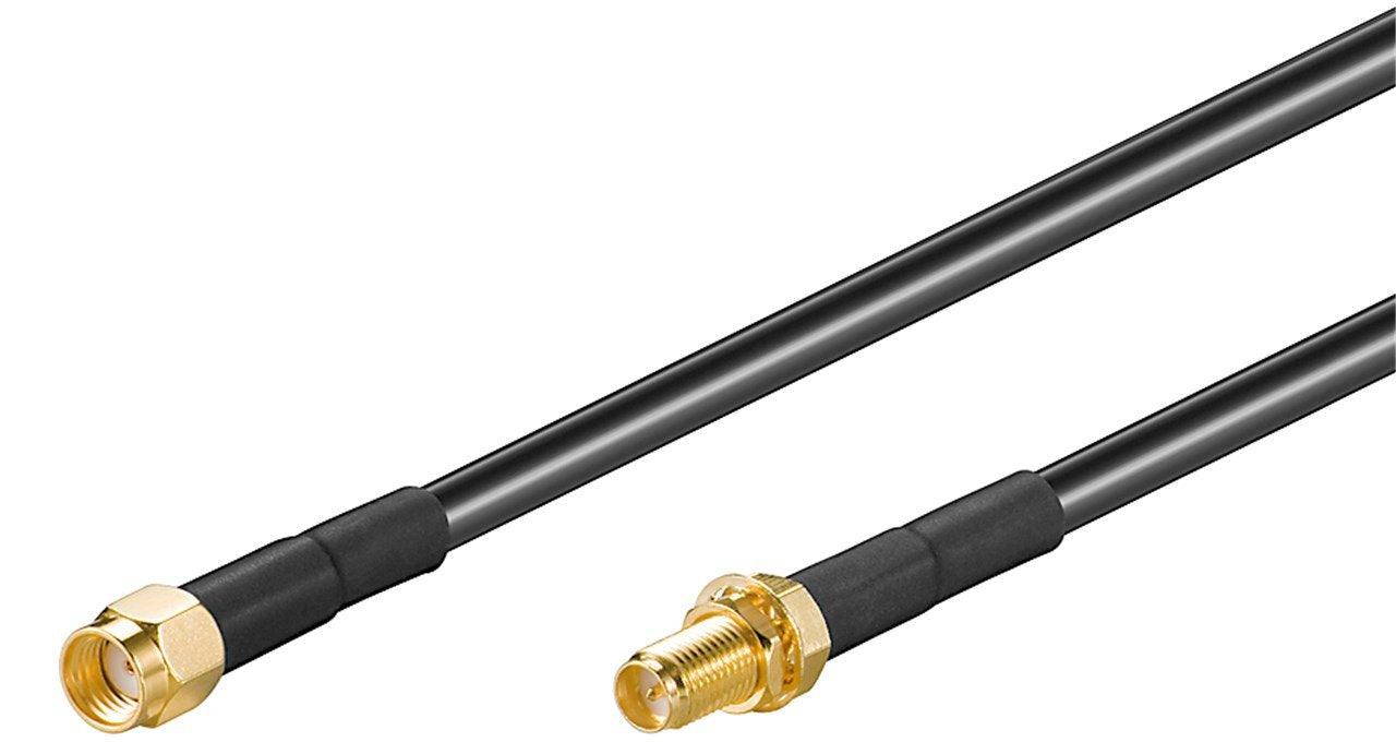 EAN 4040849516788 - Goobay 51678 cable coaxial LMR195 5 m RP-SMA Negro imagen 1